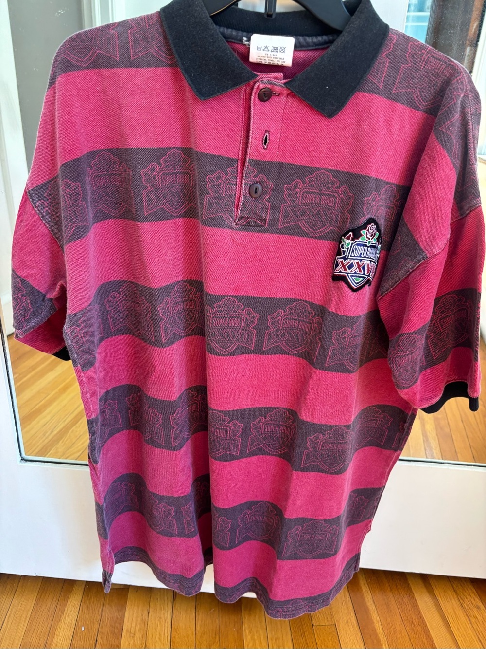 Vintage Magic Johnson Super Bowl
XXVII Polo Shirt Rare 90s Large